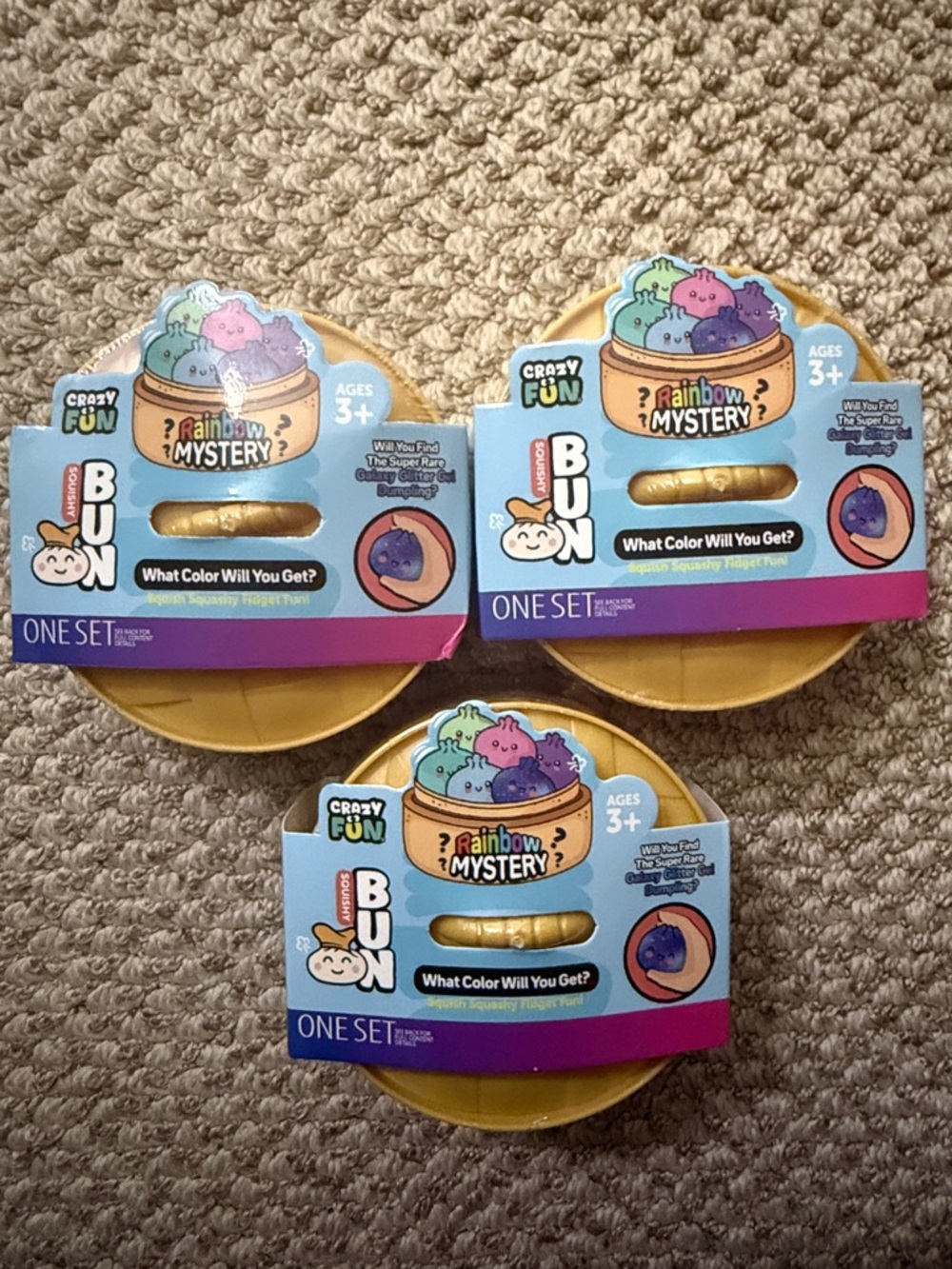 Viral Squishy Dumpling 3 pack